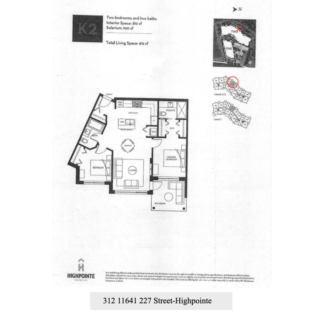 I have sold a property at 312 11641 227 ST in Maple Ridge
